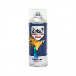 Selsil Sprey Boya 400ml Isı Yaldız Gri 200°C RAL 9006